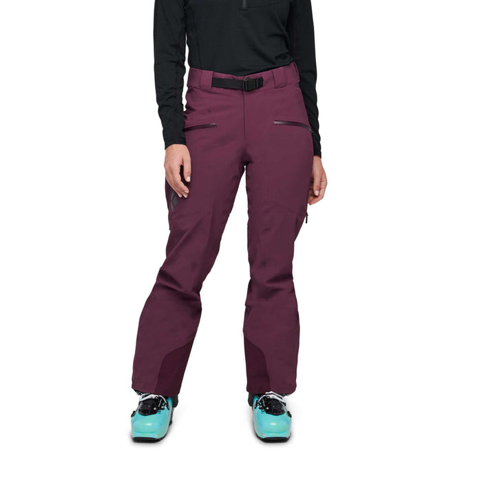 Black Diamond W Recon Stretch Ski Pants Blackberry Dam - Skidbyxor