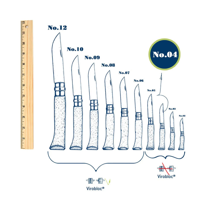 Opinel Blister N06 Beech Stainless Steel