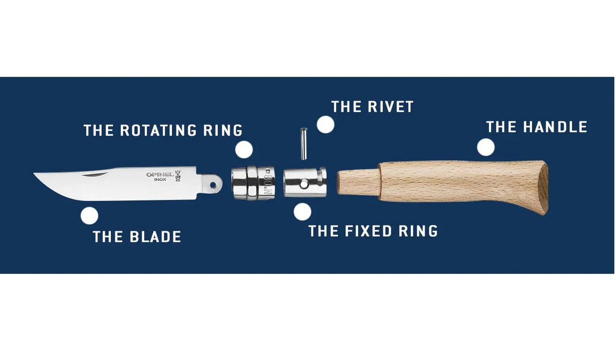 Opinel Blister N06 Beech Stainless Steel