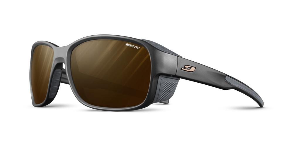 Julbo Montebianco 2 Reactiv 2-4 Polarized Brown Lens Black / Gray Frame - Solglasögon