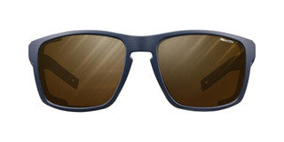 Julbo Shield Reactiv 2-4 Polarized Brown Lens Dark Blue / Orange Frame - Solglasögon