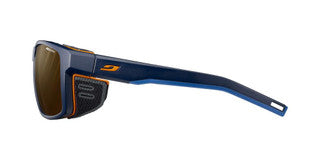 Julbo Shield Reactiv 2-4 Polarized Brown Lens Dark Blue / Orange Frame - Solglasögon