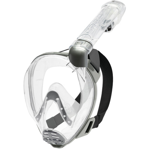 Cressi Baron Full Face Mask Clear/Silver S/M