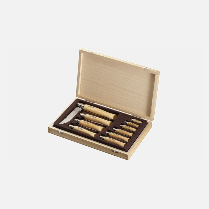 Opinel Change Tray 10 Stainless Steel Knives