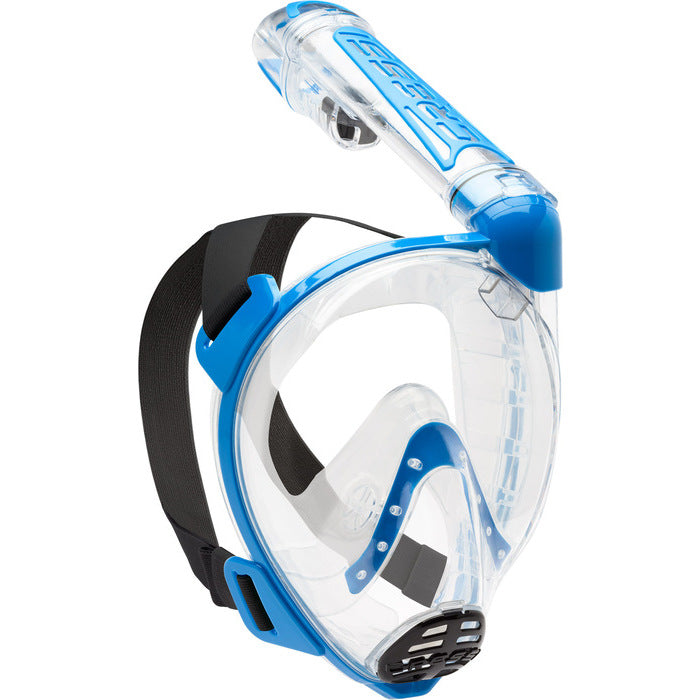 Cressi Duke Dry Full Face Mask Clear/Blue S/M