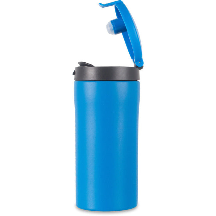 Lifeventure Flip-Top Thermal Mug Matt Blue 300 Ml