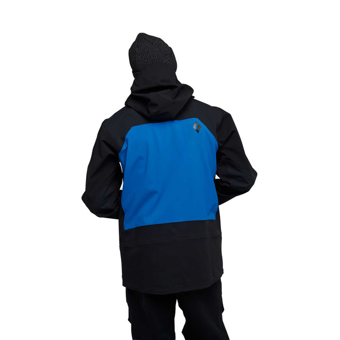 Black Diamond M Recon Stretch Pro Shell Black-Kingfisher Herr - Jacka