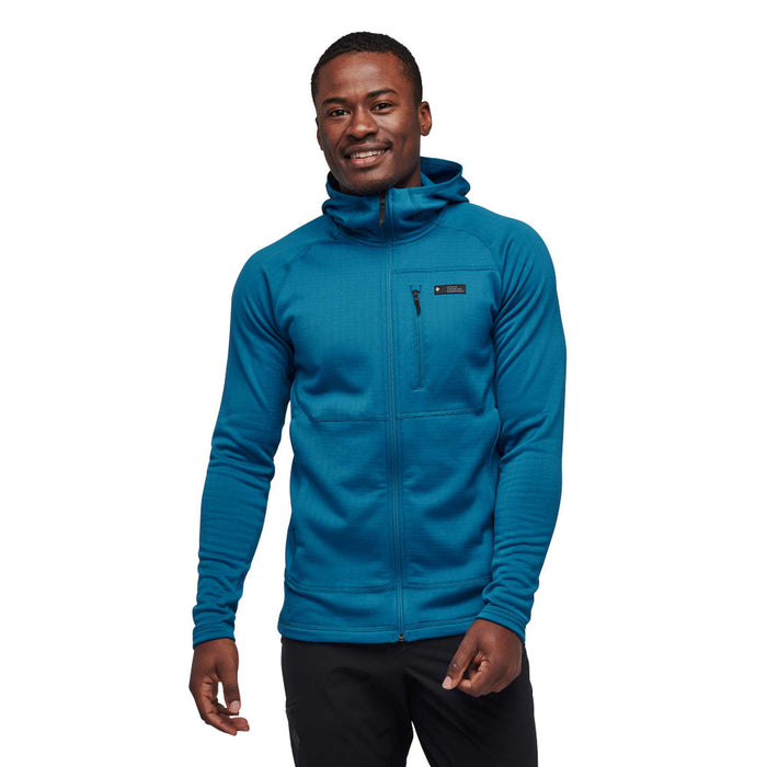 Black Diamond M Factor Hoody Kingfisher Herr - Huvtröjor