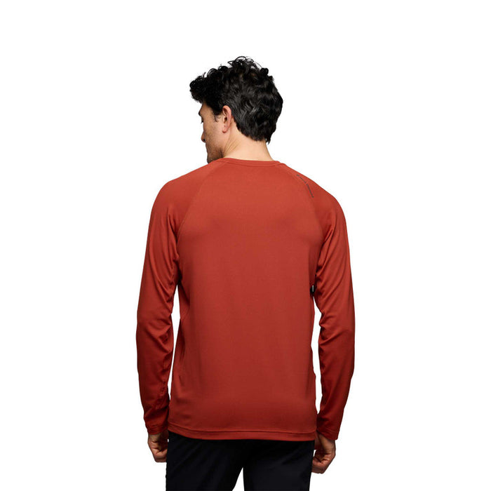 Black Diamond M Alpenglow Ls Crew Burnt Sienna Herr - Tröja