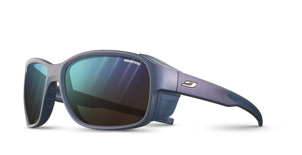 Julbo Monterosa 2 Reactiv 2-4 Brown Lens Iridescent Cyan Blue-Purple Frame - Solglasögon