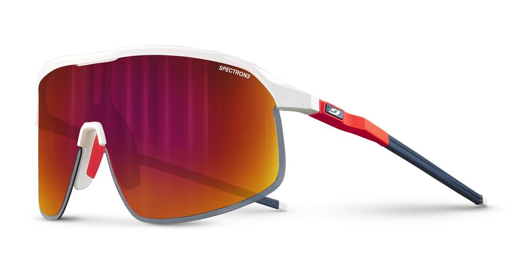 Julbo Density Spectron 3 Smoke Lens White / Fluorescent Orange / Blue Frame - Solglasögon