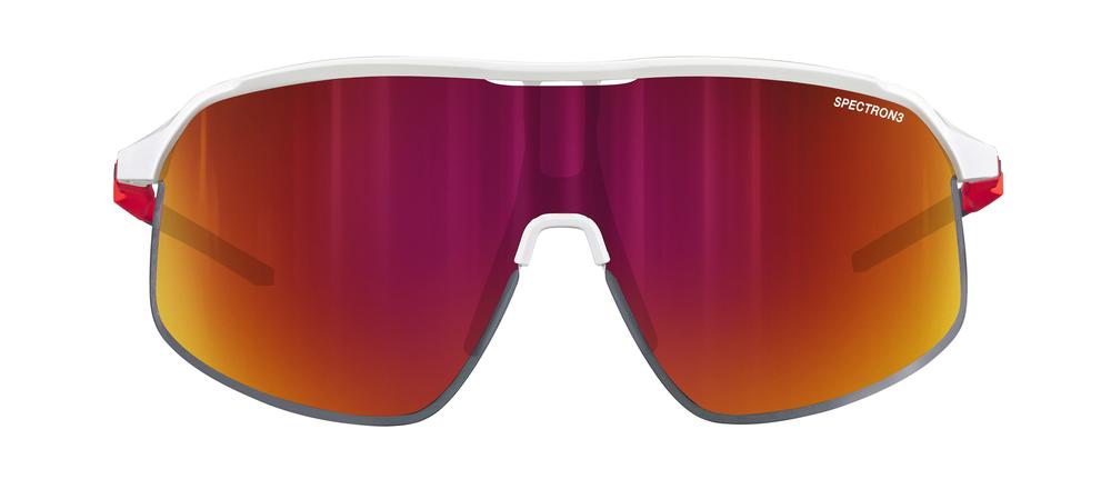 Julbo Density Spectron 3 Smoke Lens White / Fluorescent Orange / Blue Frame - Solglasögon