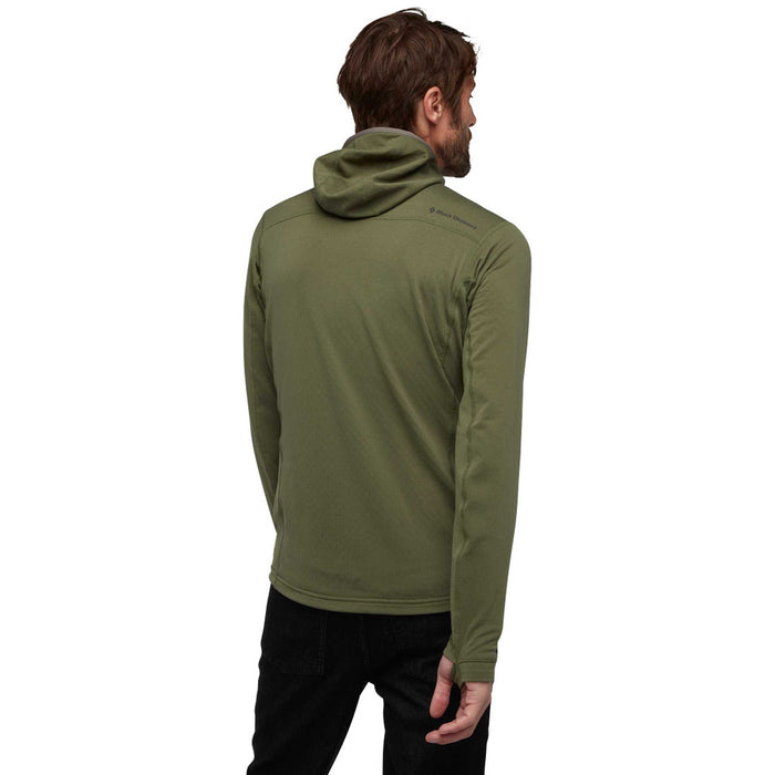 Black Diamond M Coefficient Qz Hoody Tundra Herr - Huvtröjor