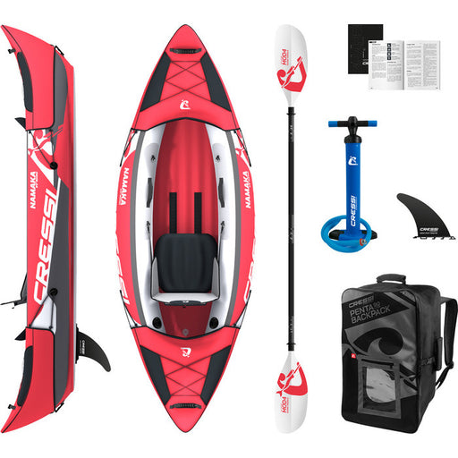 Cressi Namaka Single Seat Ikayak Set 8'2'' Red Onesize