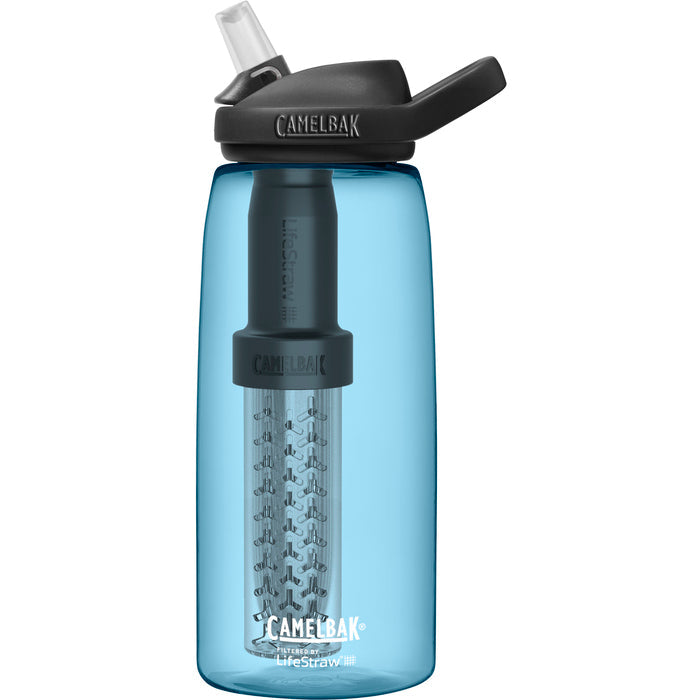 Camelbak Eddy+ Lifestraw Vattenflaska med filter 1L True Blue