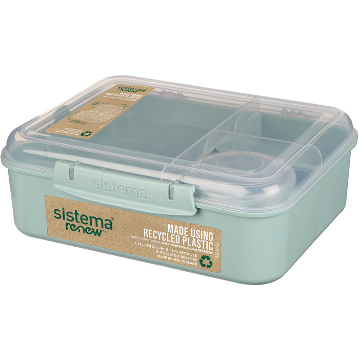 Sistema Renew Bento Lunch Green/Blue 1,65 L