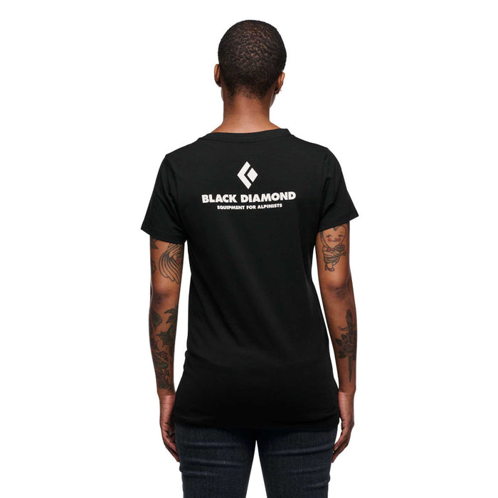 Black Diamond W Eqpmnt For Alpinists Ss Tee Black Dam - T-Shirt