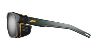 Julbo Shield Spectron 4 Brown Lens Translucent Dark Green / Dark Green / Orange Frame - Solglasögon