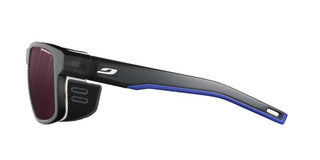 Julbo Shield M Reactiv 0-4 High Contrast Transparent Lens Translucent Black / Blue / White Frame - Solglasögon