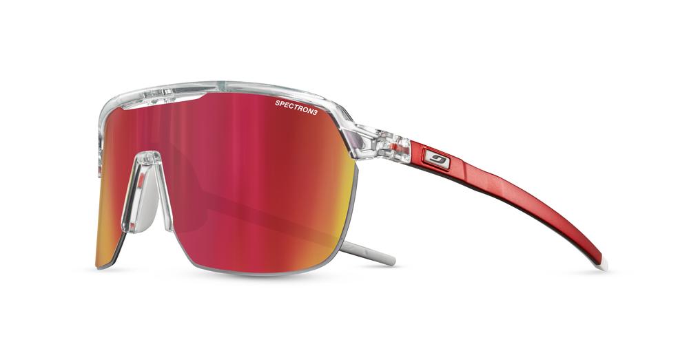 Julbo Frequency Spectron 3 Rauchgrau Lens Crystal / Red Frame - Solglasögon