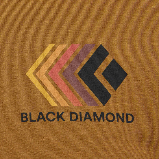 Black Diamond M Faded Ss Tee Dark Curry Herr - T-Shirt