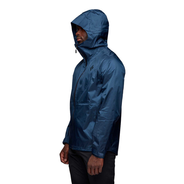 Black Diamond M Treeline Rain Shell Indigo Herr - Jacka