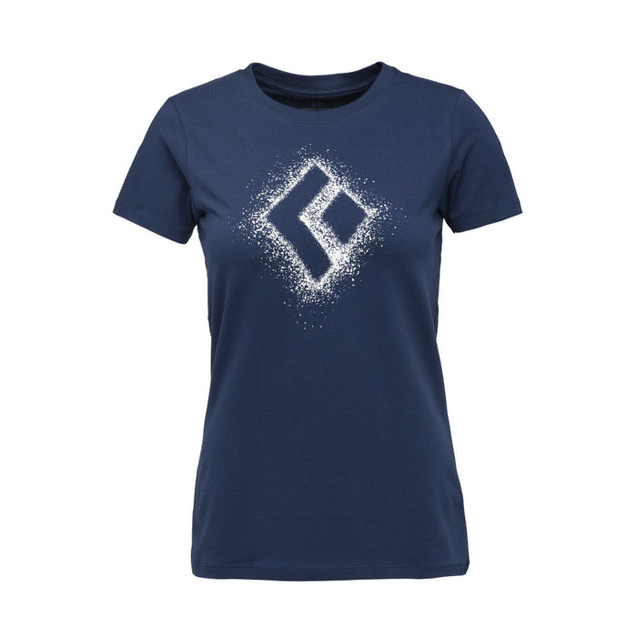 Black Diamond W Chalked Up 2.0 Ss Tee Indigo Dam - T-Shirt