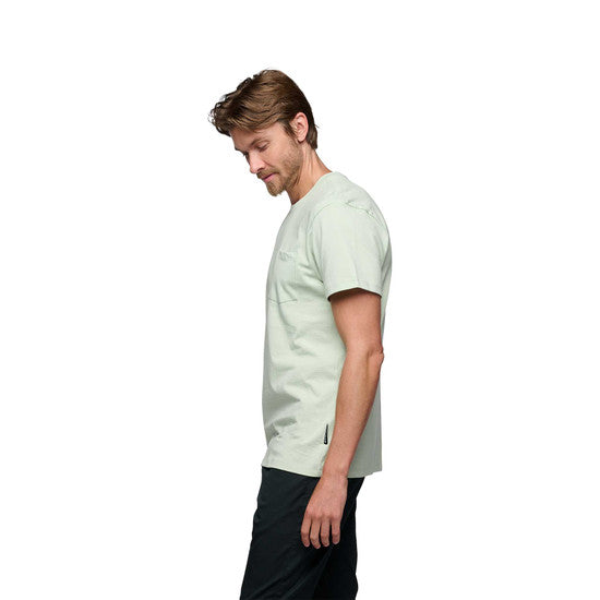 Black Diamond M Project Ss Tee Foam Green Herr - T-Shirt