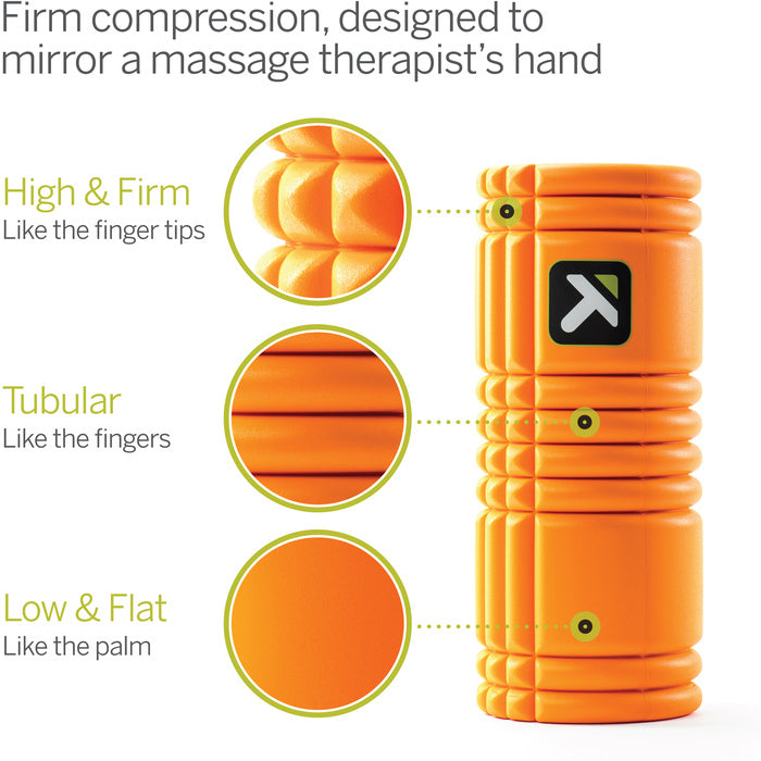 Triggerpoint Grid 1.0 Foam Roller Orange 33 Cm