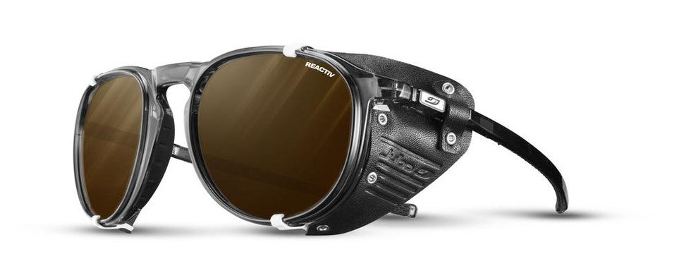 Julbo Millenium Reactiv 2-4 Polar Brown Lens Black / White Frame - Solglasögon