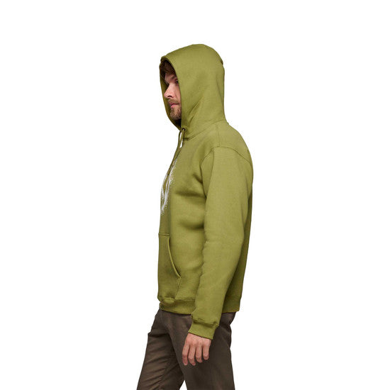 Black Diamond M Chalked Up 2.0 Po Hoody Camp Green Herr - Huvtröja