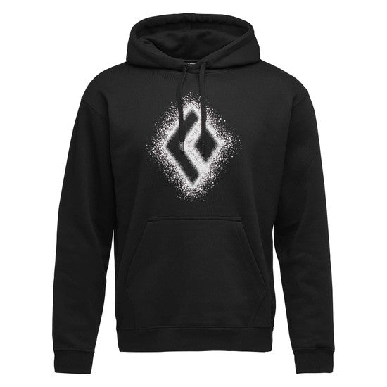 Black Diamond M Chalked Up 2.0 Po Hoody Black Herr - Huvtröja