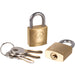 Lifeventure Mini Padlocks (Pack Of 2) Gold