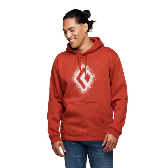 Black Diamond M Chalked Up 2.0 Po Hoody Burnt Sienna Herr - Huvtröja