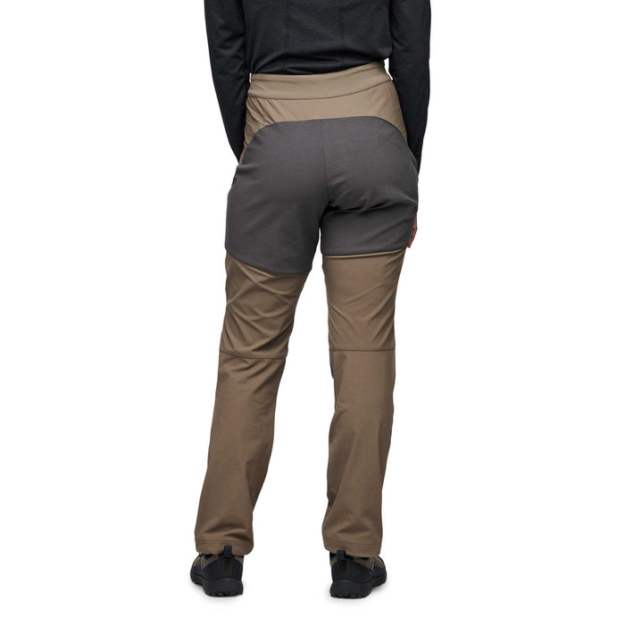 Black Diamond W Alpine Hybrid Pants Walnut-Anthracite Dam - Byxor