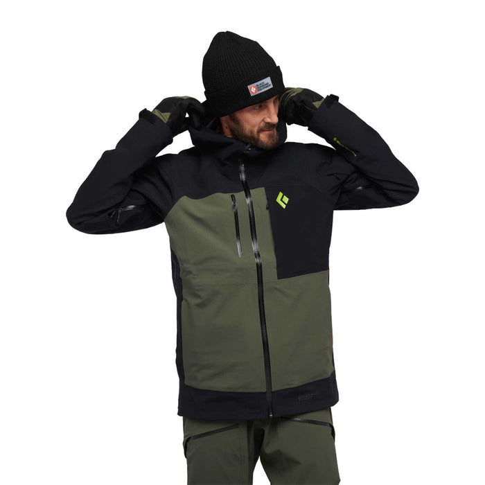 Black Diamond M Recon Stretch Pro Shell Black-Tundra Herr - Jacka