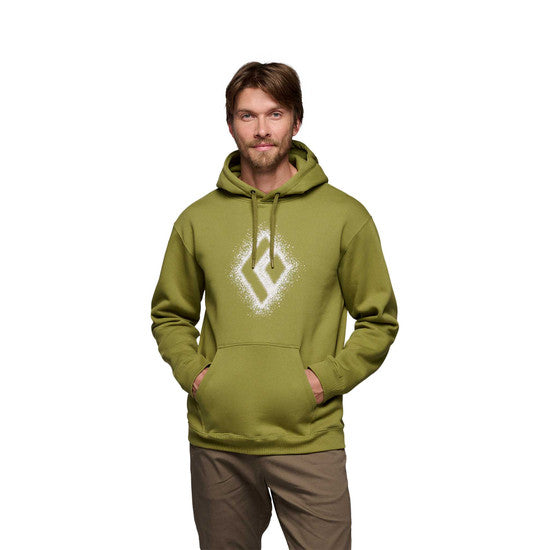 Black Diamond M Chalked Up 2.0 Po Hoody Camp Green Herr - Huvtröja