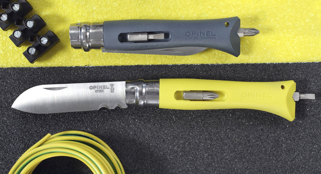 Opinel Stand 12 N09 Diy Grey Yellow