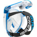 Cressi Duke Dry Full Face Mask Clear/Blue M/L