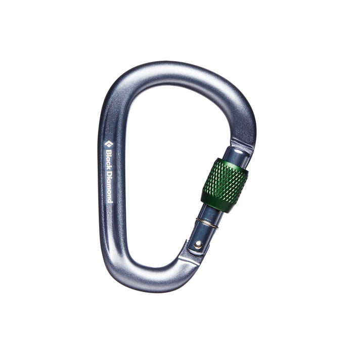 Black Diamond Pearlock Screwgate Carabiner Gray  - Kabin