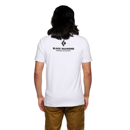 Black Diamond M Equipmnt For Alpinist Ss Tee White Herr - T-Shirt