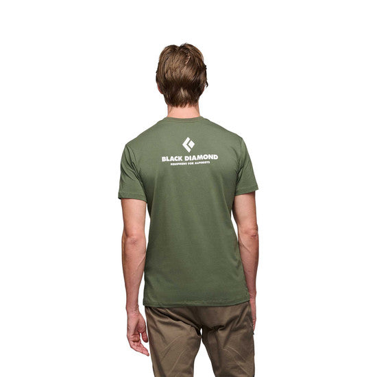 Black Diamond M Equipmnt For Alpinist Ss Tee Tundra Herr - T-Shirt