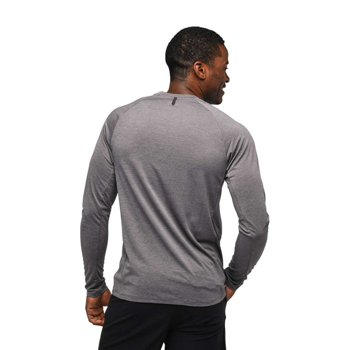 Black Diamond M Lightwire Ls Tech Tee Steel Grey Herr - T-Shirt