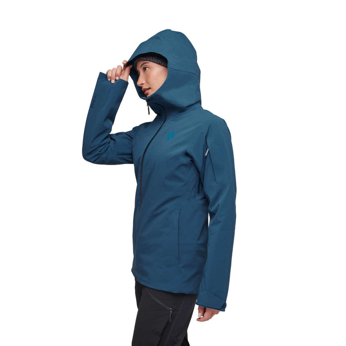 Black Diamond W Recon Insulated Shell Azurite Dam - Skidjacka