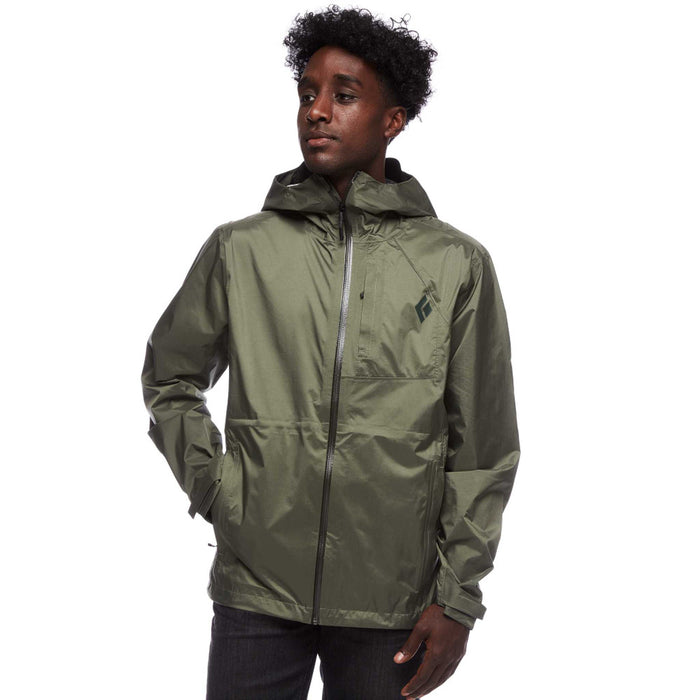 Black Diamond M Treeline Rain Shell Tundra Herr - Jacka