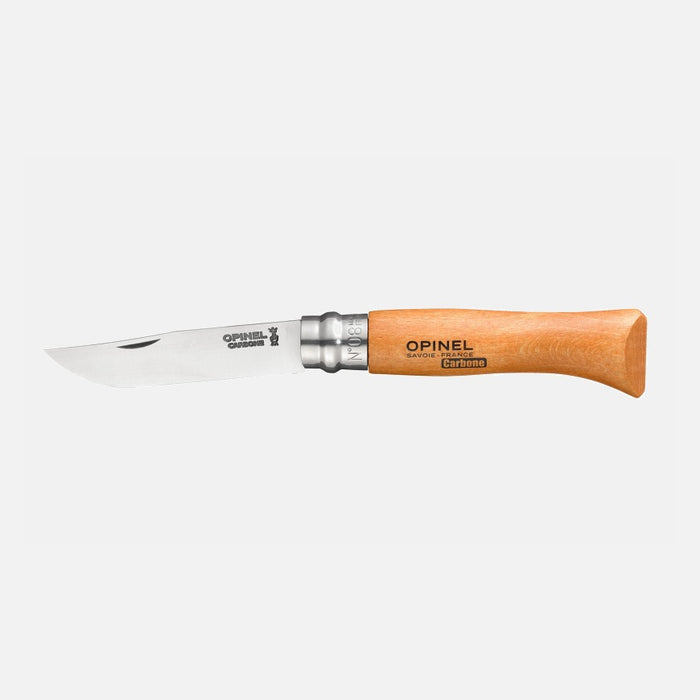 Opinel Case N08 Beech Carbon +sheath