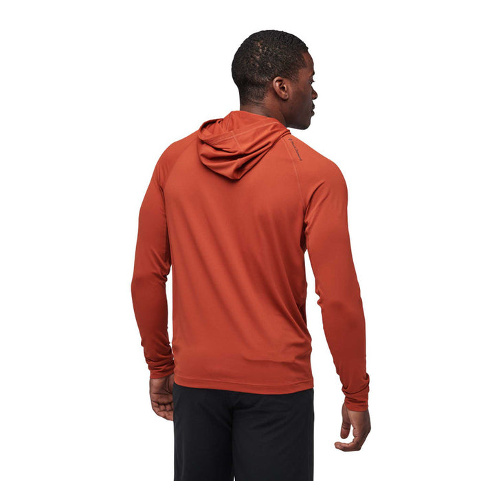 Black Diamond M Alpenglow Hoody Burnt Sienna Herr - Huvtröja