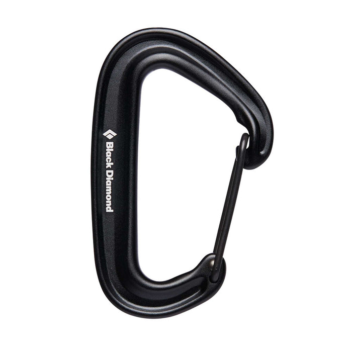 Black Diamond Miniwire Carabiner Black  - Kabin