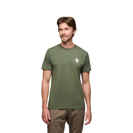 Black Diamond M Equipmnt For Alpinist Ss Tee Tundra Herr - T-Shirt