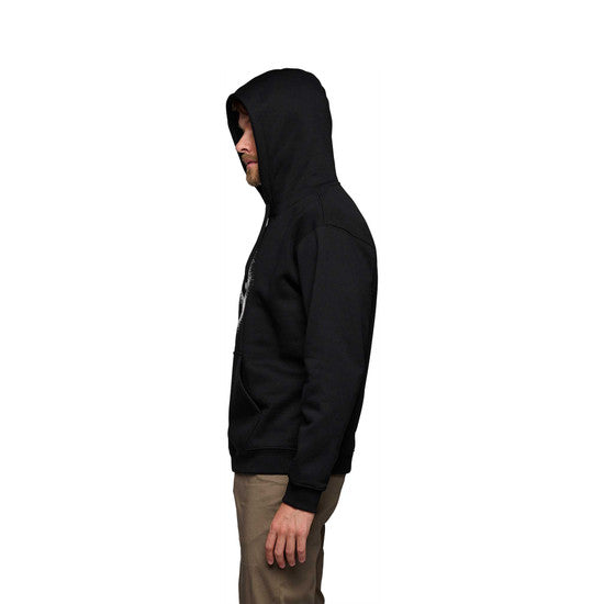 Black Diamond M Chalked Up 2.0 Po Hoody Black Herr - Huvtröja